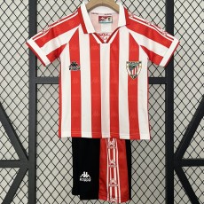1995/97 Bilbao Home Red Retro Kids Soccer jersey