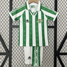 1995/97 Real Betis Home Green Retro Kids Soccer jersey