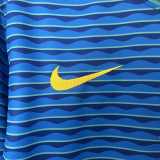 2024 Brazil Away Blue Fans Soccer jersey