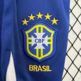 2004 Brazil Home Yellow Retro Kids Soccer jersey