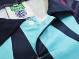 1991 England 3RD Blue Retro Soccer jersey