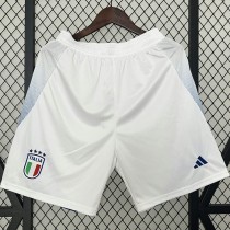 2024 Italy Home White Fans Soccer Shorts