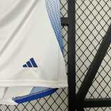 2024 Italy Home White Fans Soccer Shorts