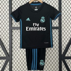 2017/18 R MAD Away Black Retro Kids Soccer jersey
