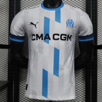 2024/25 Marseille Home White Player Soccer jersey