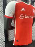2024/25 Internacional Home Red Player Soccer jersey