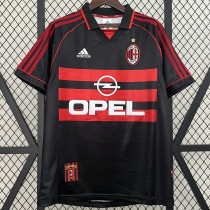 1998/99 ACM 3RD Black Retro Soccer jersey