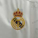 1994/96 R MAD Home White Retro Long Sleeve Soccer jersey