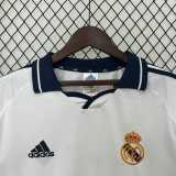 2000/01 R MAD Home White Retro Long Sleeve Soccer jersey