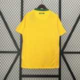 2010 Brazil Home Yellow Retro Soccer jersey