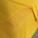 2010 Brazil Home Yellow Retro Soccer jersey