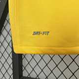 2010 Brazil Home Yellow Retro Soccer jersey