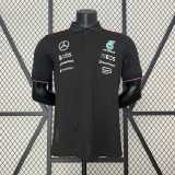 2024 Mercedes F1 Black Polo Racing Suit