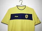 2002 Scotland Away Yellow Retro Soccer jersey