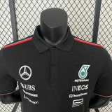 2024 Mercedes F1 Black Polo Racing Suit