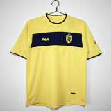 2002 Scotland Away Yellow Retro Soccer jersey