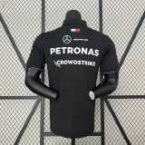 2024 Mercedes F1 Black Polo Racing Suit