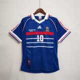 1998 France Home Retro Soccer jersey