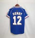 1998 France Home Retro Soccer jersey