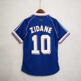 1998 France Home Retro Soccer jersey