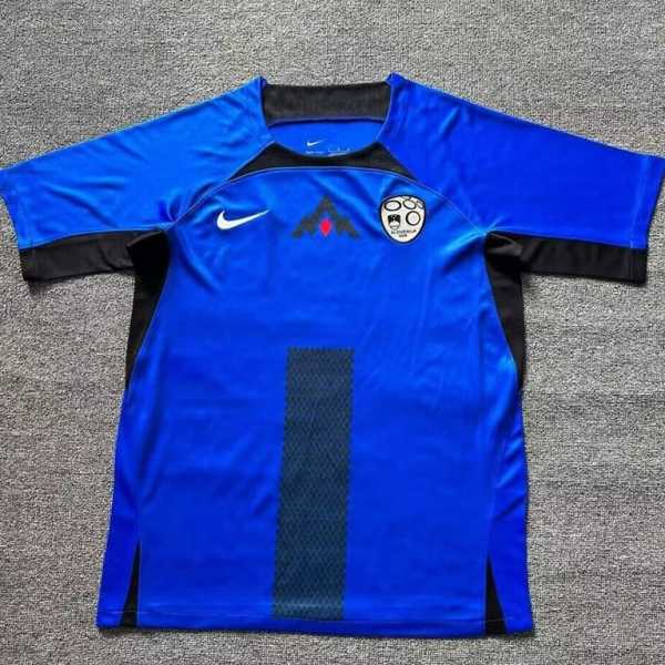 2024 Slovenia Away Blue Fans Soccer jersey