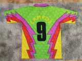 1995 Mexico GKP Green Retro Soccer jersey