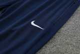 2024 Dark Blue Half Pull Tracksuit