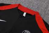 2024/25 PSG Black Half Pull Tracksuit