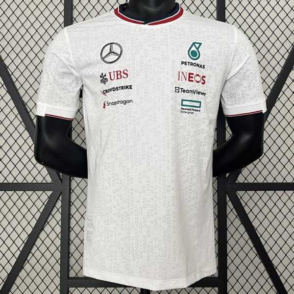 2024 Mercedes F1 White Racing Suit