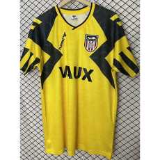 1992/93 Sunderland Away Yellow Retro Soccer jersey