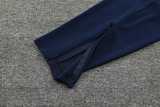2024 Dark Blue Half Pull Tracksuit