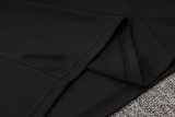 2024 Black Half Pull Tracksuit