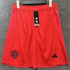2024/25 Bayern Home Red Fans Soccer Shorts