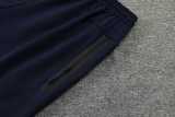 2024 Dark Blue Training Shorts Suit