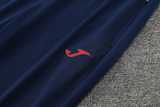 2024 Dark Blue Half Pull Tracksuit
