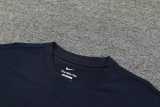 2024 Dark Blue Training Shorts Suit