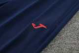 2024 Dark Blue Half Pull Tracksuit