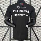 2024 Mercedes F1 Black Polo Racing Suit