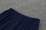 2024 Dark Blue Half Pull Tracksuit