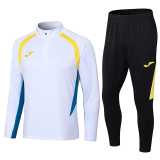 2024 White Half Pull Tracksuit