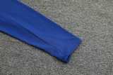 2024 Dark Blue Half Pull Tracksuit