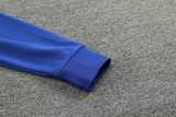 2024 Dark Blue Half Pull Tracksuit