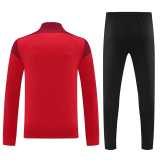 2024 Red Half Pull Tracksuit