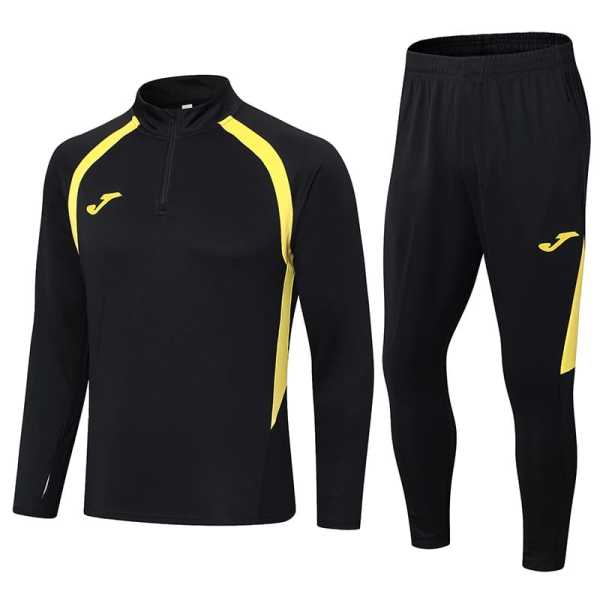 2024 Black Half Pull Tracksuit