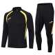 2024 Black Half Pull Tracksuit