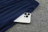 2024 Dark Blue Half Pull Tracksuit