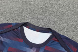 2024 England Dark Blue Training Shorts Suit