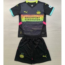 2024/25 PSV Eindhoven Away Black Fans Kids Soccer jersey