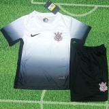 2024/25 Corinthians Home White Fans Kids Soccer jersey