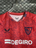 2024/25 Sevilla Away Red Fans Soccer jersey
